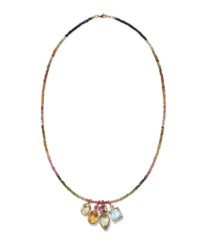 Fine Mood Charm Necklace in Tourmaline Trove sold by Lizzie Fortunato