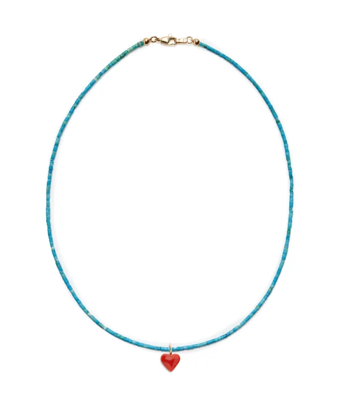 Fine Mood Charm Necklace in L.A. Love made by Lizzie Fortunato