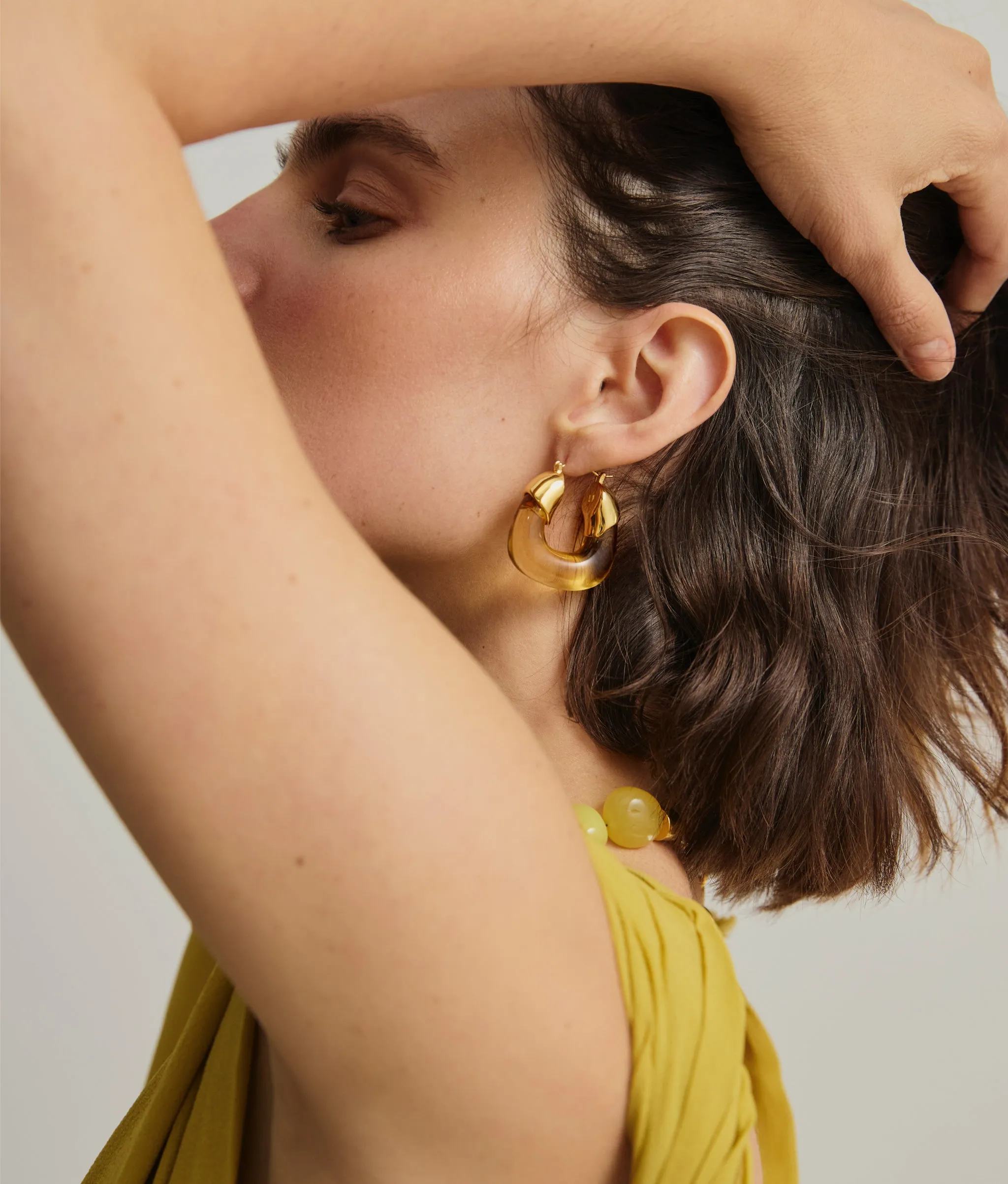 Organic Hoops in Apple sold by Lizzie Fortunato product image thumbnail 2
