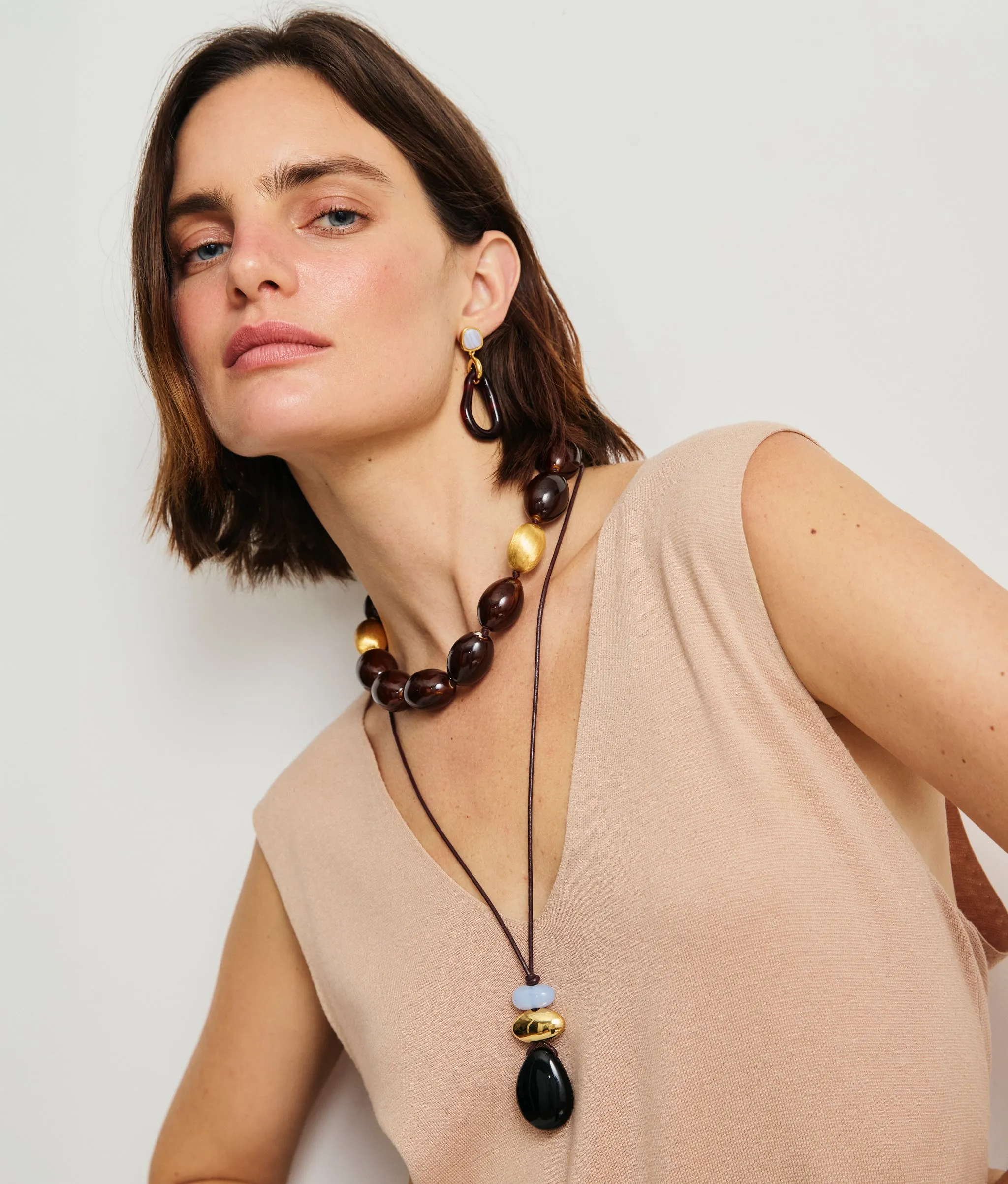 Galina Earrings in Sangria sold by Lizzie Fortunato product image thumbnail 2