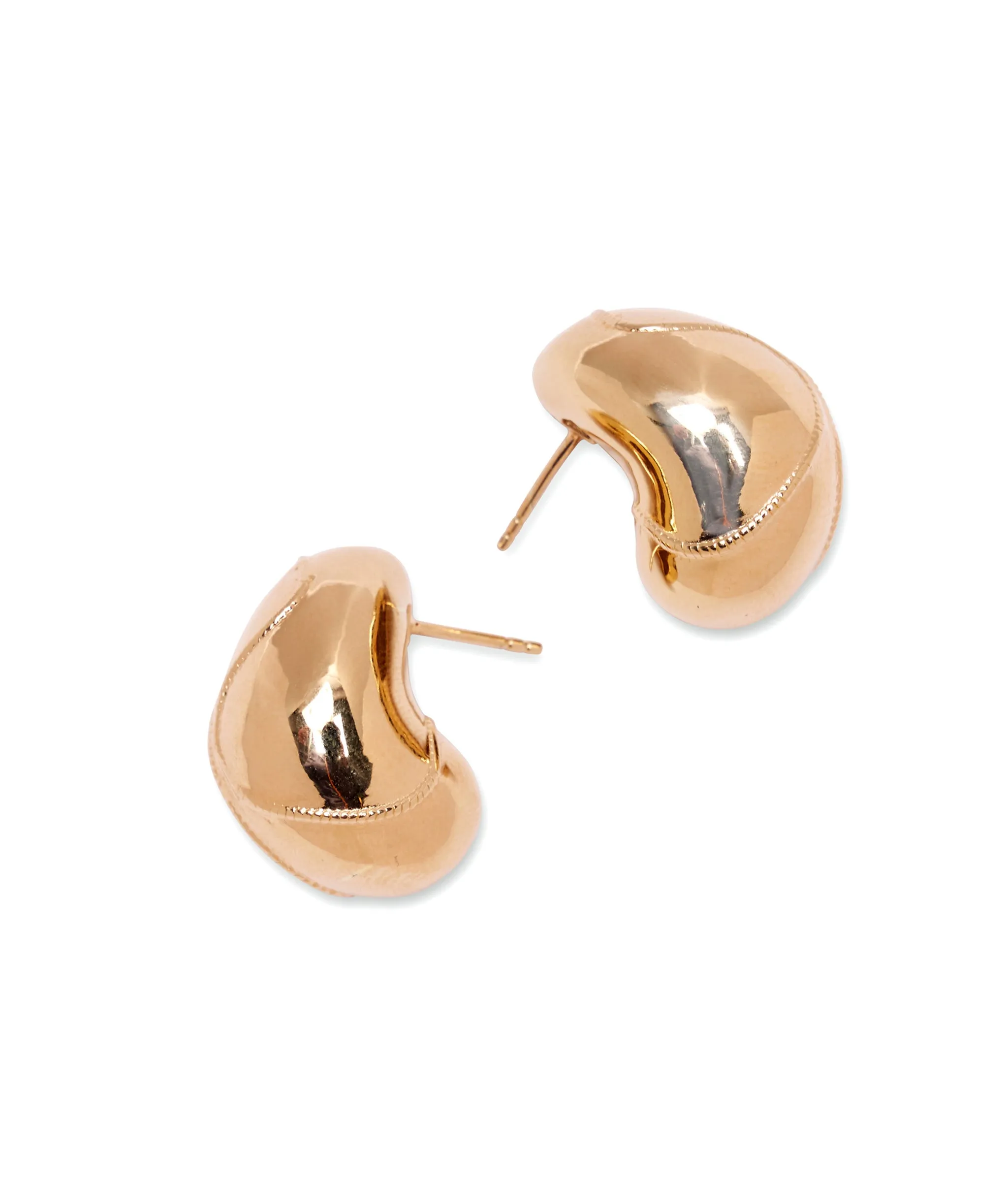 Mini Arp Earrings in Gold Rope sold by Lizzie Fortunato product image thumbnail 3