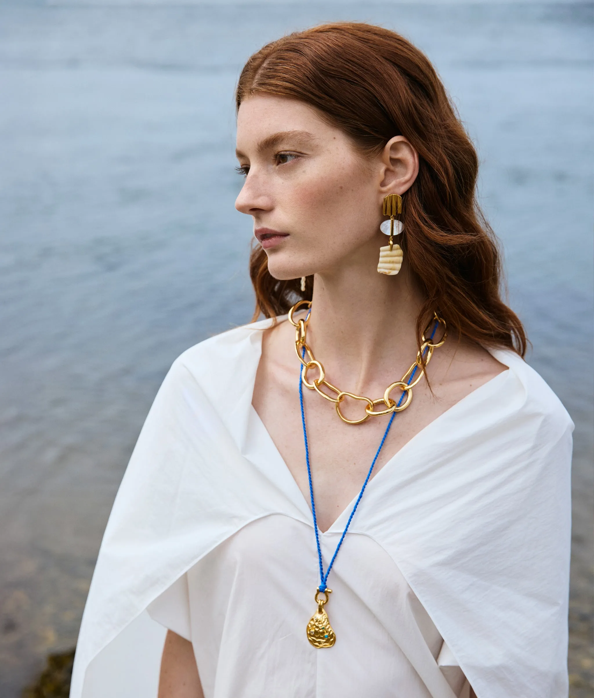 Blue Point Necklace sold by Lizzie Fortunato product image thumbnail 2