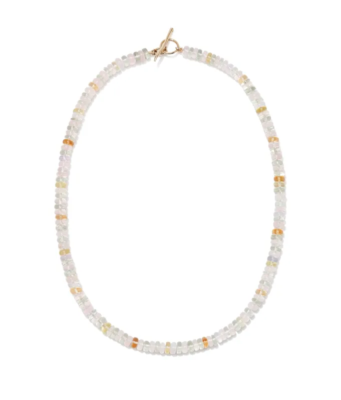 Mixed Semiprecious Stone & 14k Gold Necklace made by Lizzie Fortunato