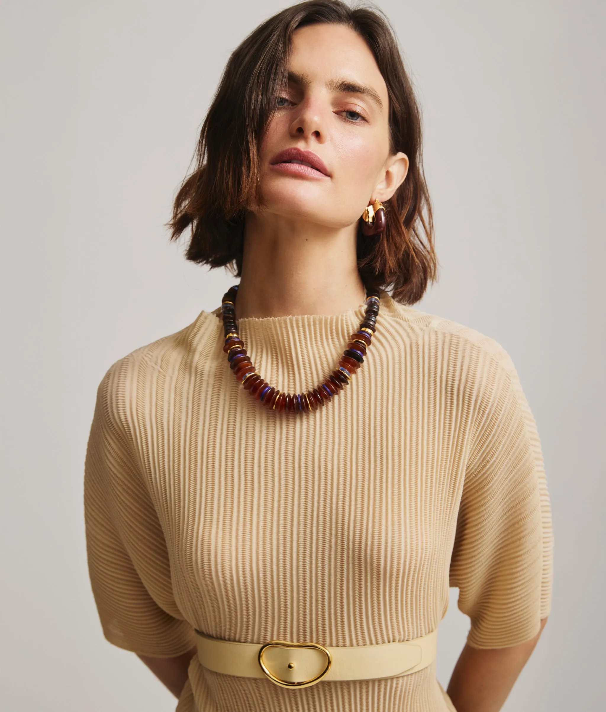 Wide Georgia Belt in Butter sold by Lizzie Fortunato product image thumbnail 2