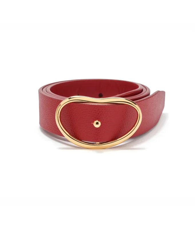 Wide Georgia Belt in Red made by Lizzie Fortunato