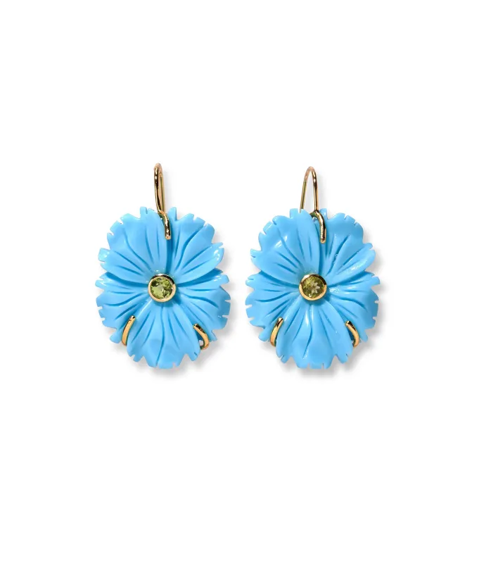 New Bloom Earrings in Cerulean sold by Lizzie Fortunato