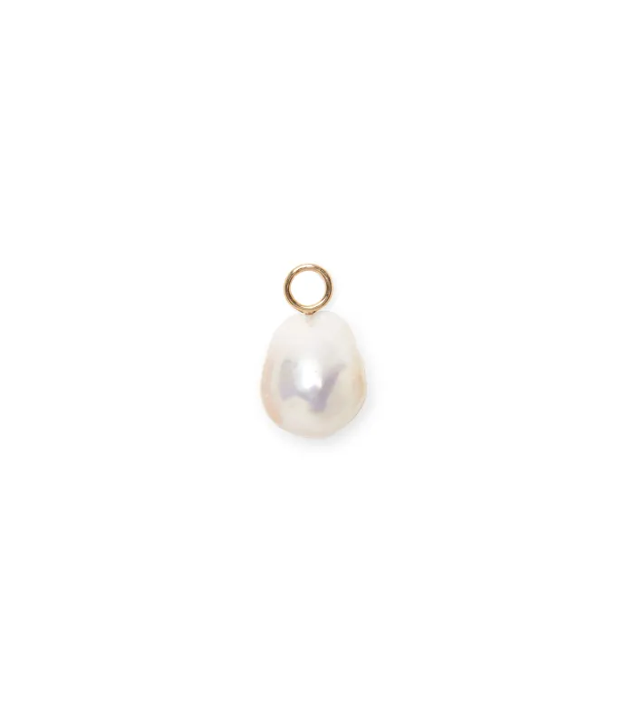 Freshwater Pearl & 14k Gold Earring Charm sold by Lizzie Fortunato