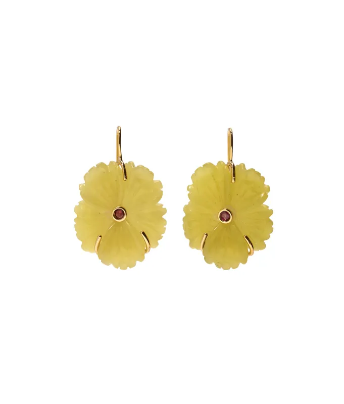 New Bloom Earrings in Canary sold by Lizzie Fortunato
