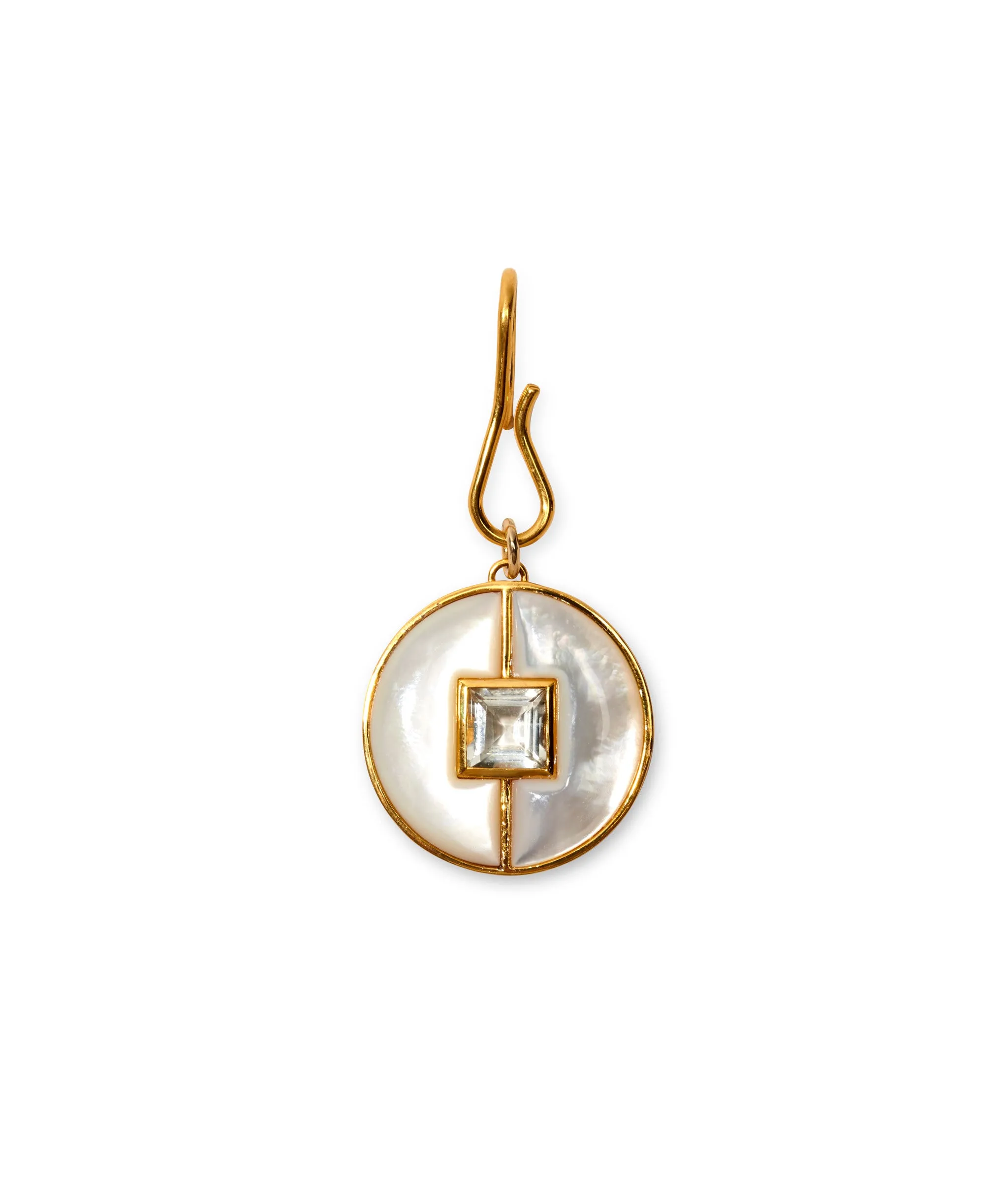 Porto Pendant in Mother-of-Pearl sold by Lizzie Fortunato