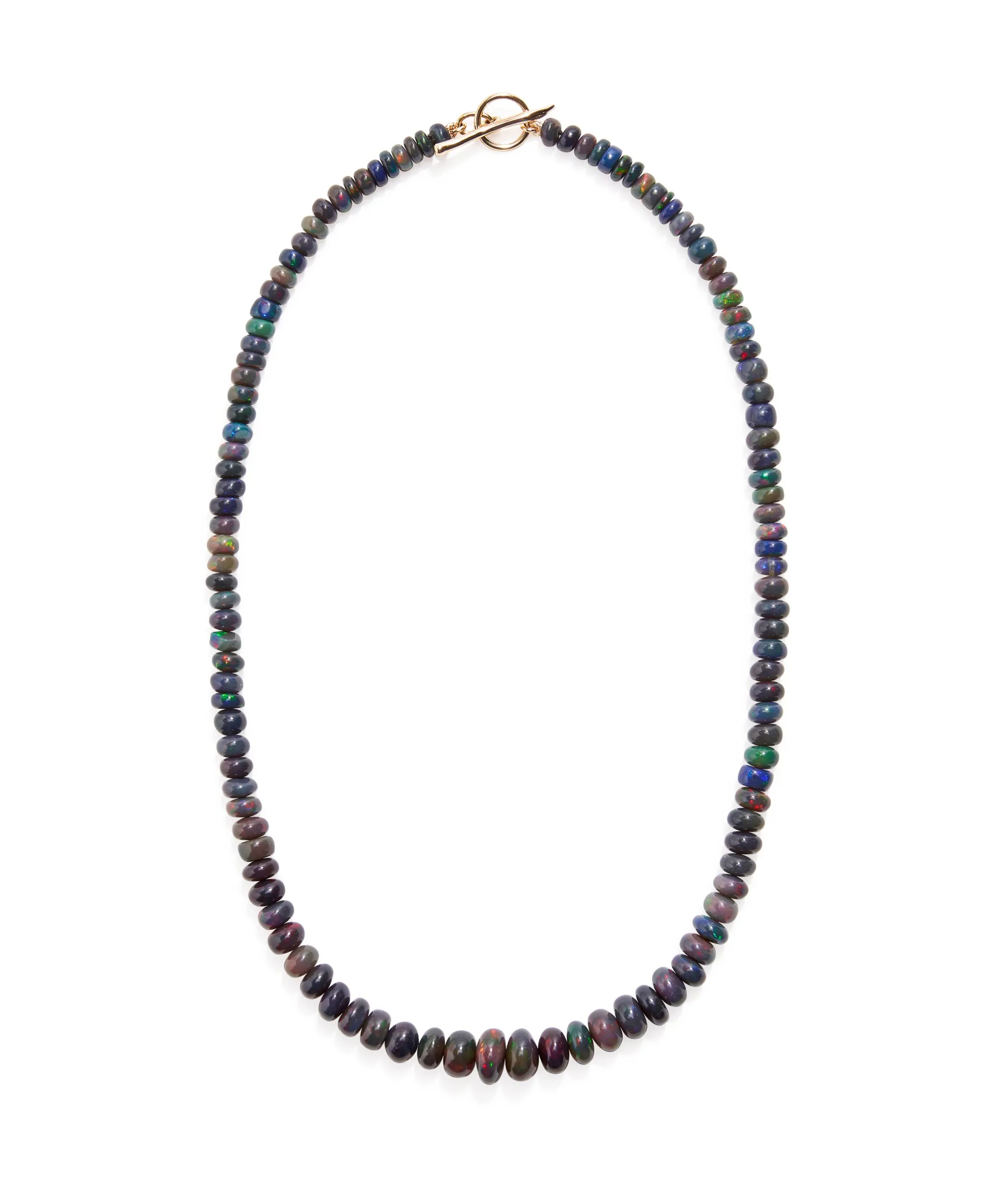 Black Opal & 14k Gold Necklace sold by Lizzie Fortunato