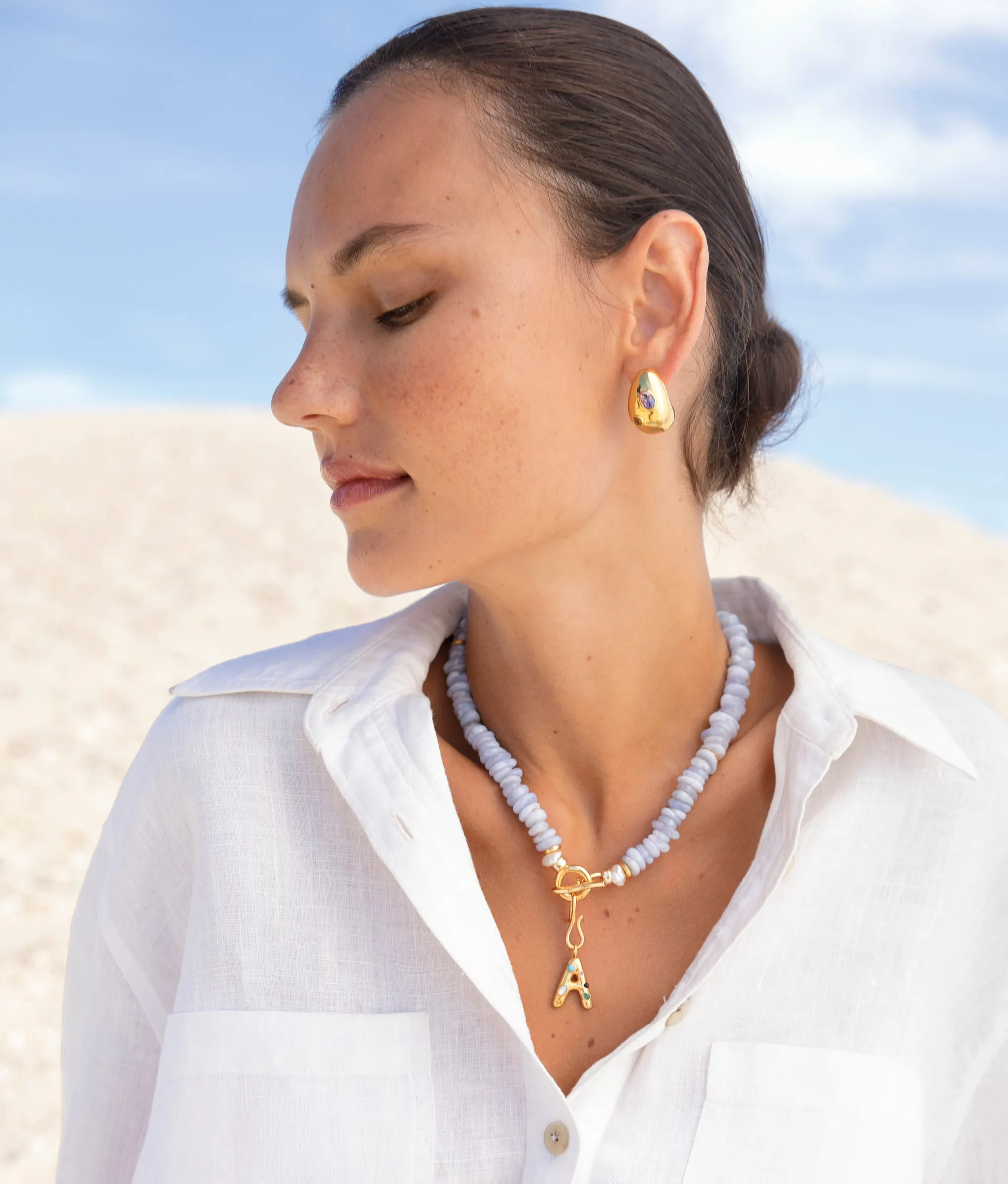 Confetti Letter “Q” Mood Charm sold by Lizzie Fortunato product image thumbnail 2