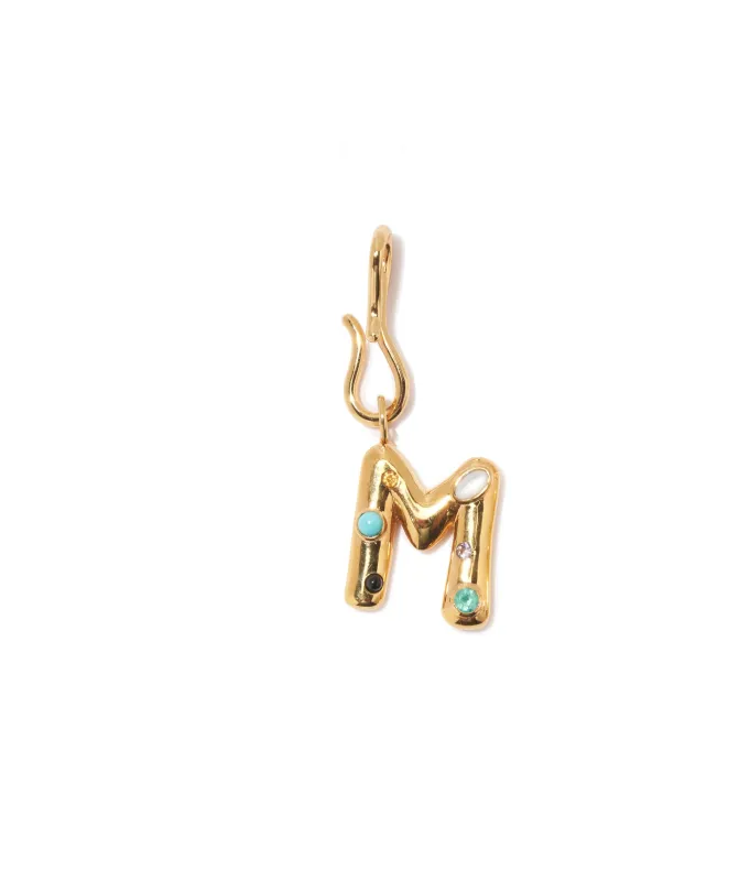 Confetti Letter “M” Mood Charm sold by Lizzie Fortunato