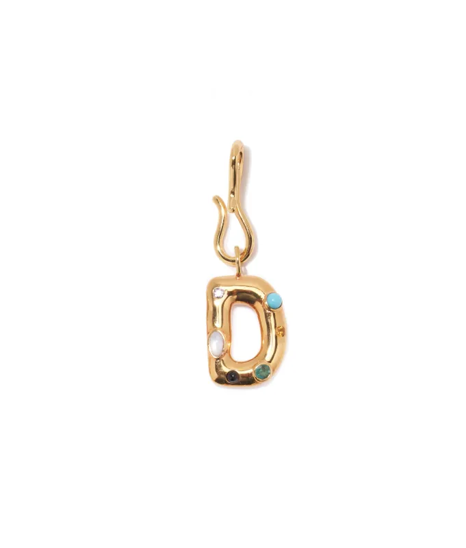 Confetti Letter “D” Mood Charm sold by Lizzie Fortunato