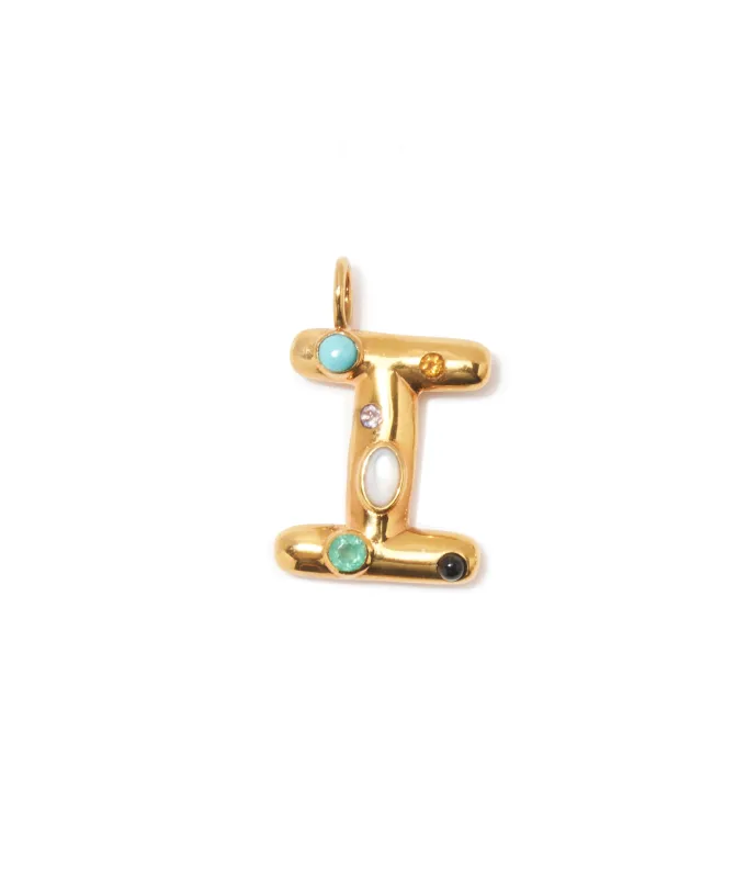 Confetti Letter “I” Charm sold by Lizzie Fortunato