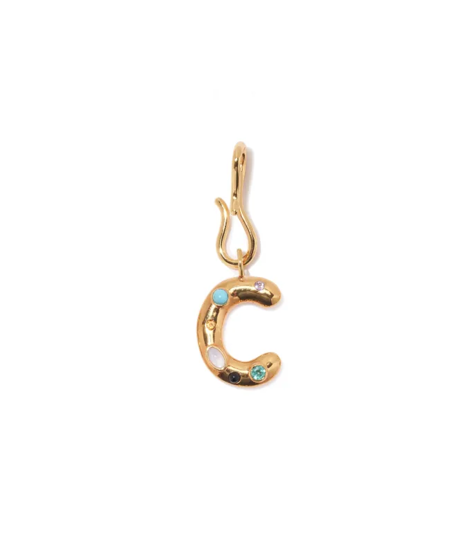 Confetti Letter “C” Mood Charm sold by Lizzie Fortunato