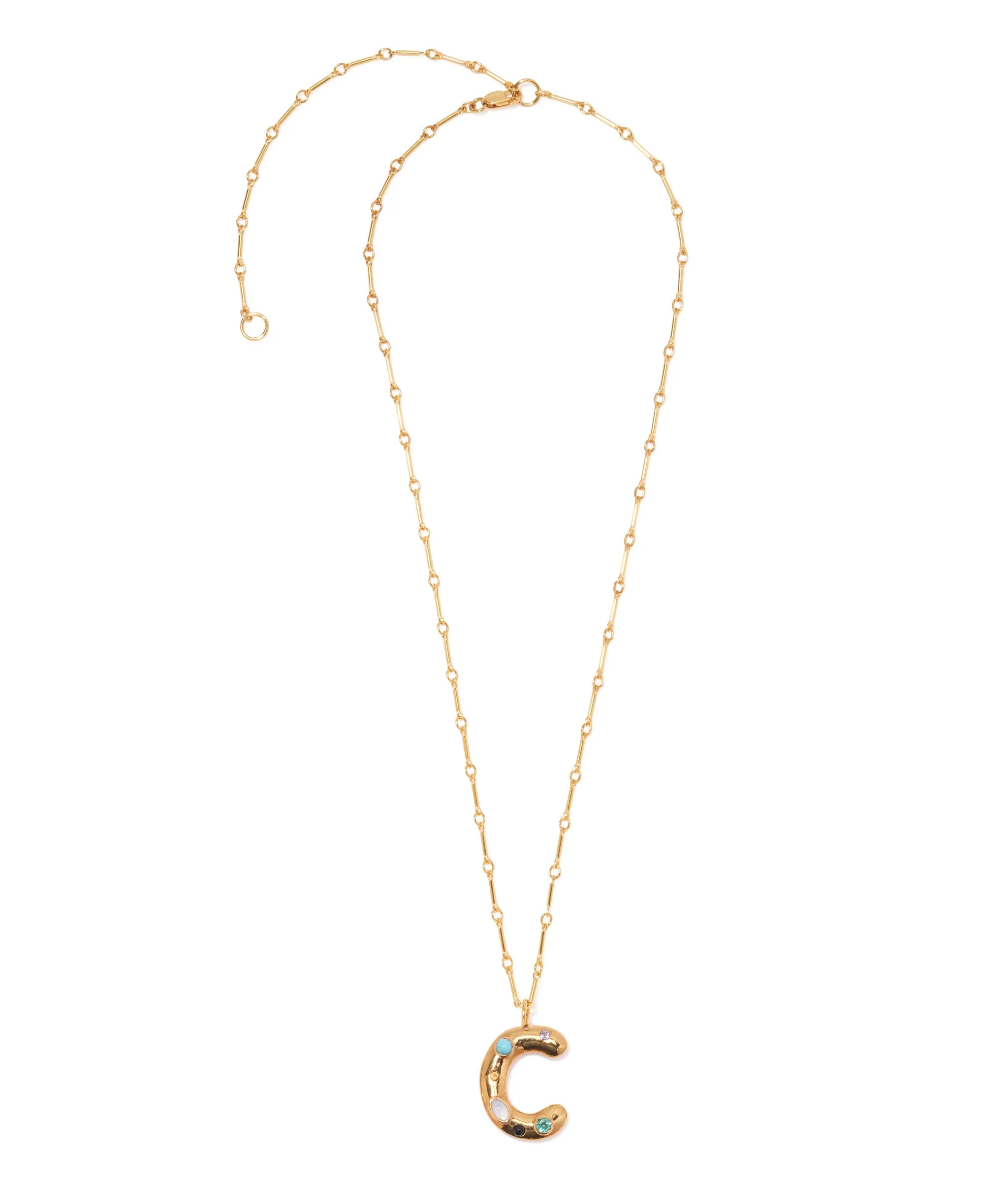 Confetti Letter “C” Necklace sold by Lizzie Fortunato