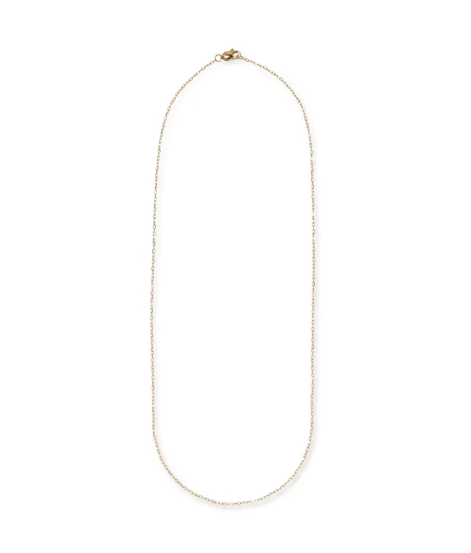 14k Gold Cable Chain Necklace sold by Lizzie Fortunato
