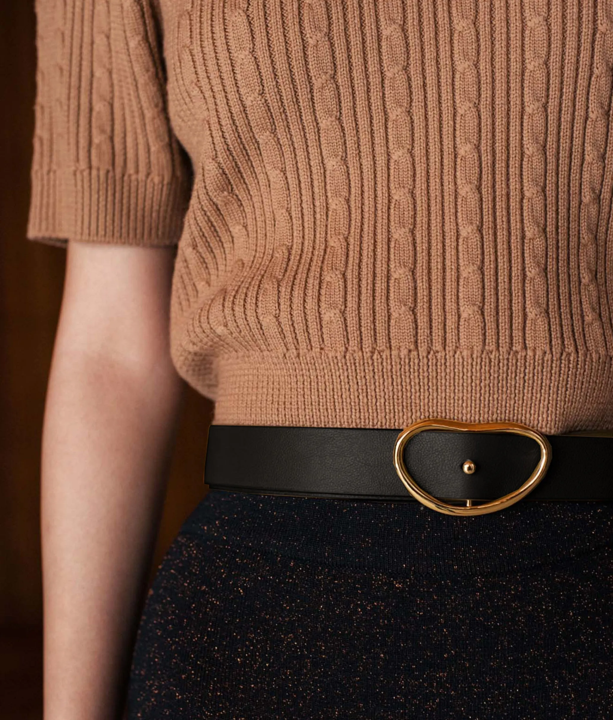 Wide Georgia Belt in Black sold by Lizzie Fortunato product image thumbnail 4