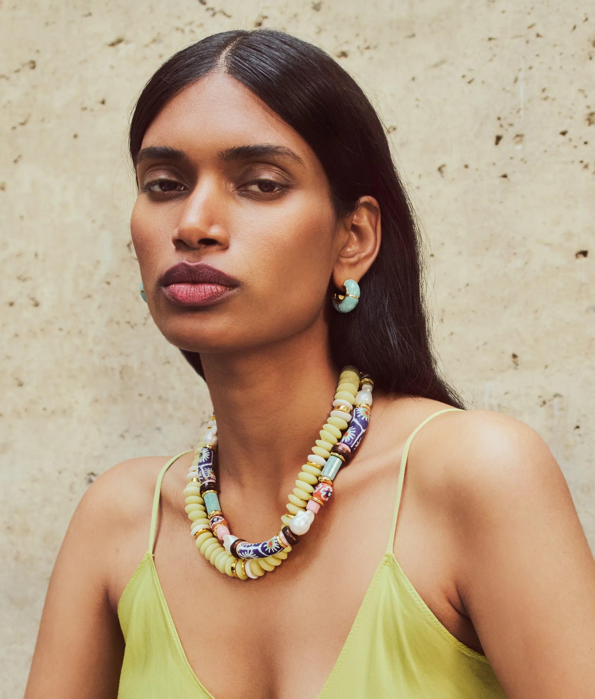 Laguna Necklace in Lemon sold by Lizzie Fortunato product image thumbnail 2