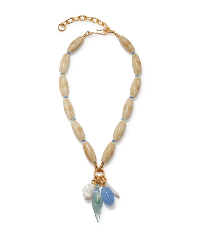 Marilla Necklace in Seashell sold by Lizzie Fortunato