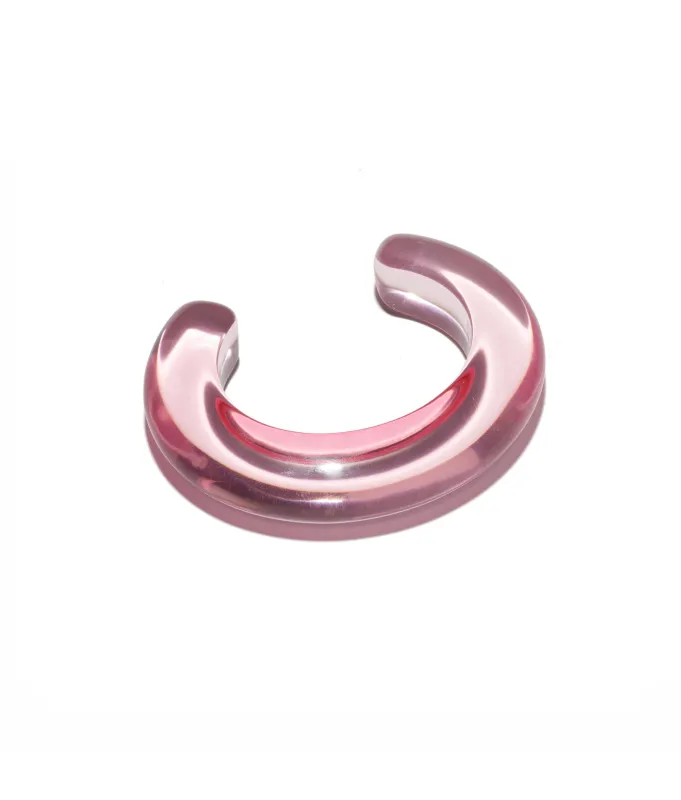 Ridge Cuff in Rose made by Lizzie Fortunato
