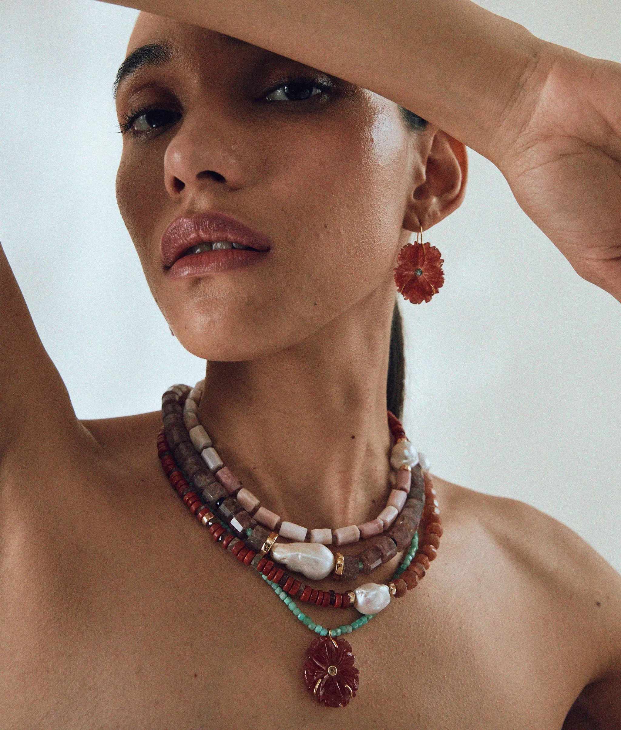 Cabana Necklace in Panama Pink sold by Lizzie Fortunato product image thumbnail 4