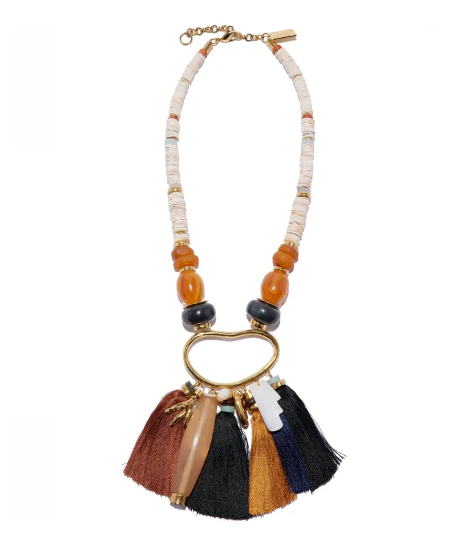 Brush Stroke Necklace made by Lizzie Fortunato