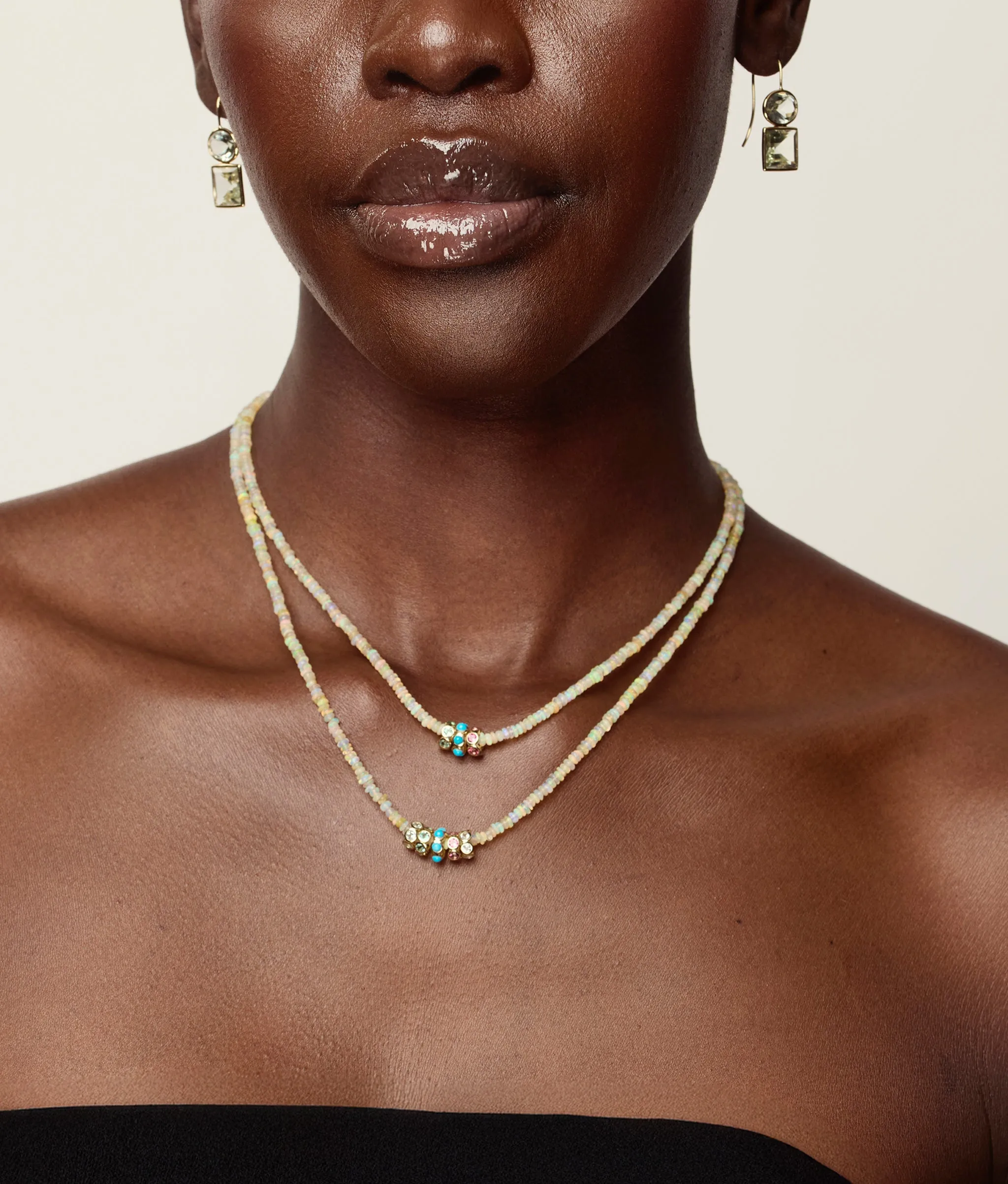 14k Gold Spacer in Turquoise sold by Lizzie Fortunato product image thumbnail 3