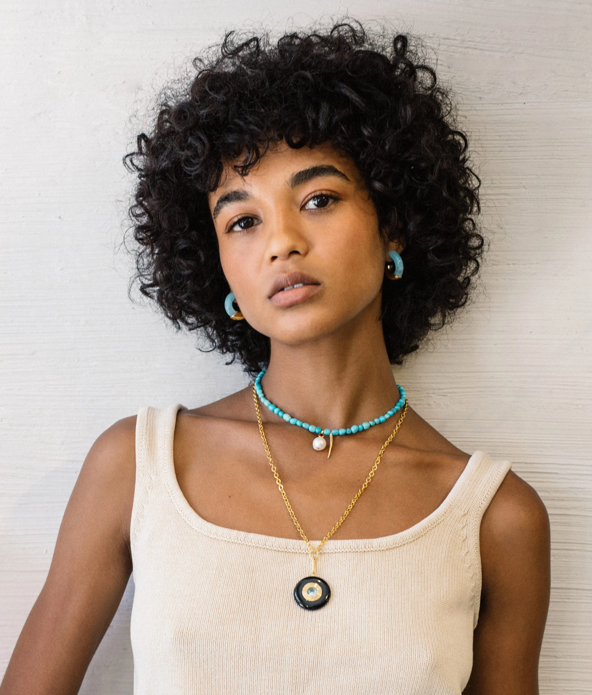 Infinity Hoops in Pool sold by Lizzie Fortunato product image thumbnail 3