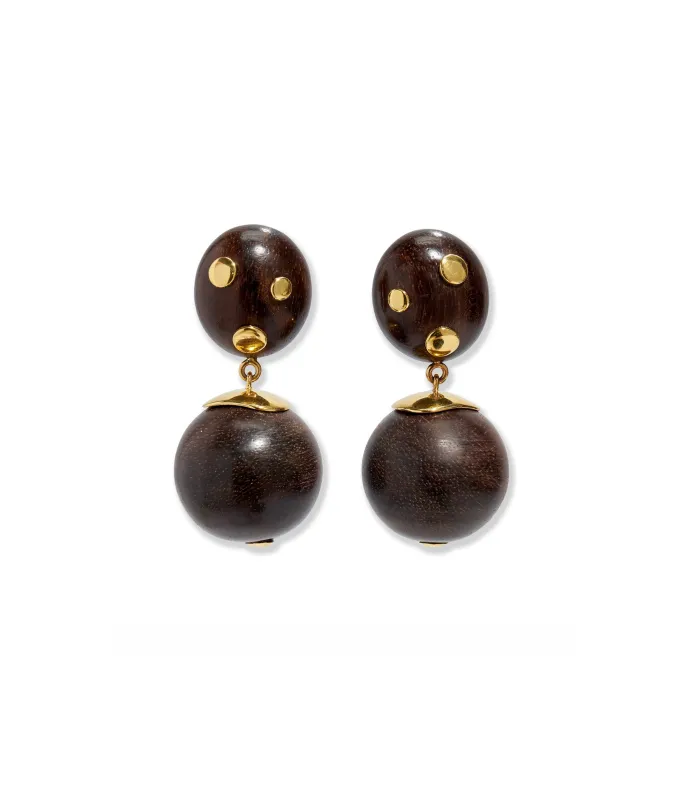 Nopales Earrings in Acacia sold by Lizzie Fortunato