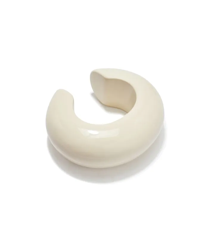 Arc Cuff in Alabaster made by Lizzie Fortunato