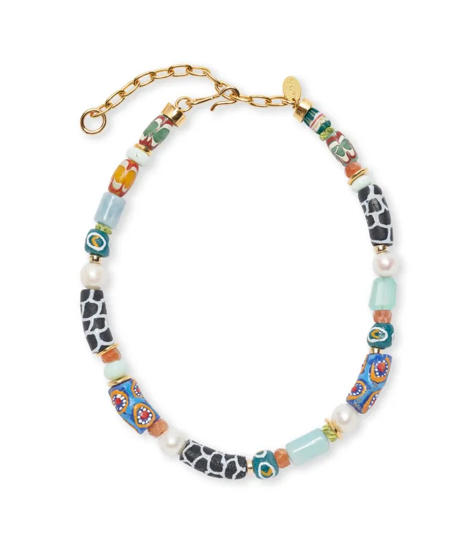 Souvenir Necklace in Deep Sea sold by Lizzie Fortunato