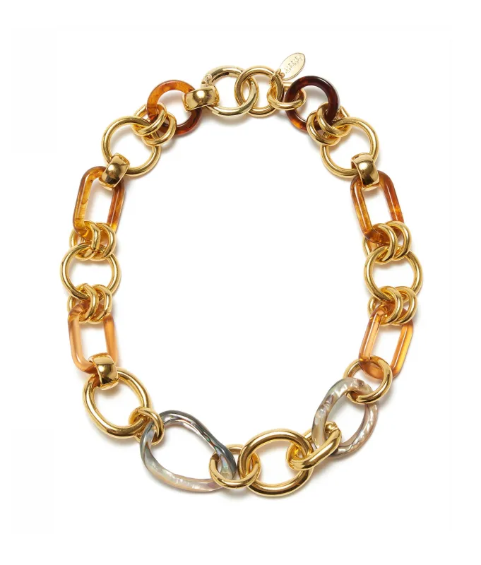 Abalone Link Necklace sold by Lizzie Fortunato