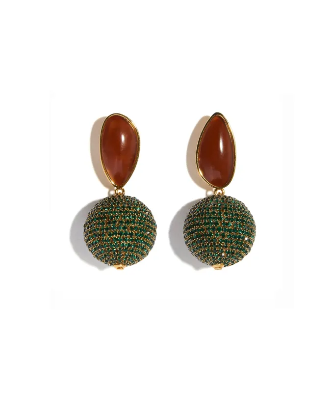 Bacchus Earrings made by Lizzie Fortunato