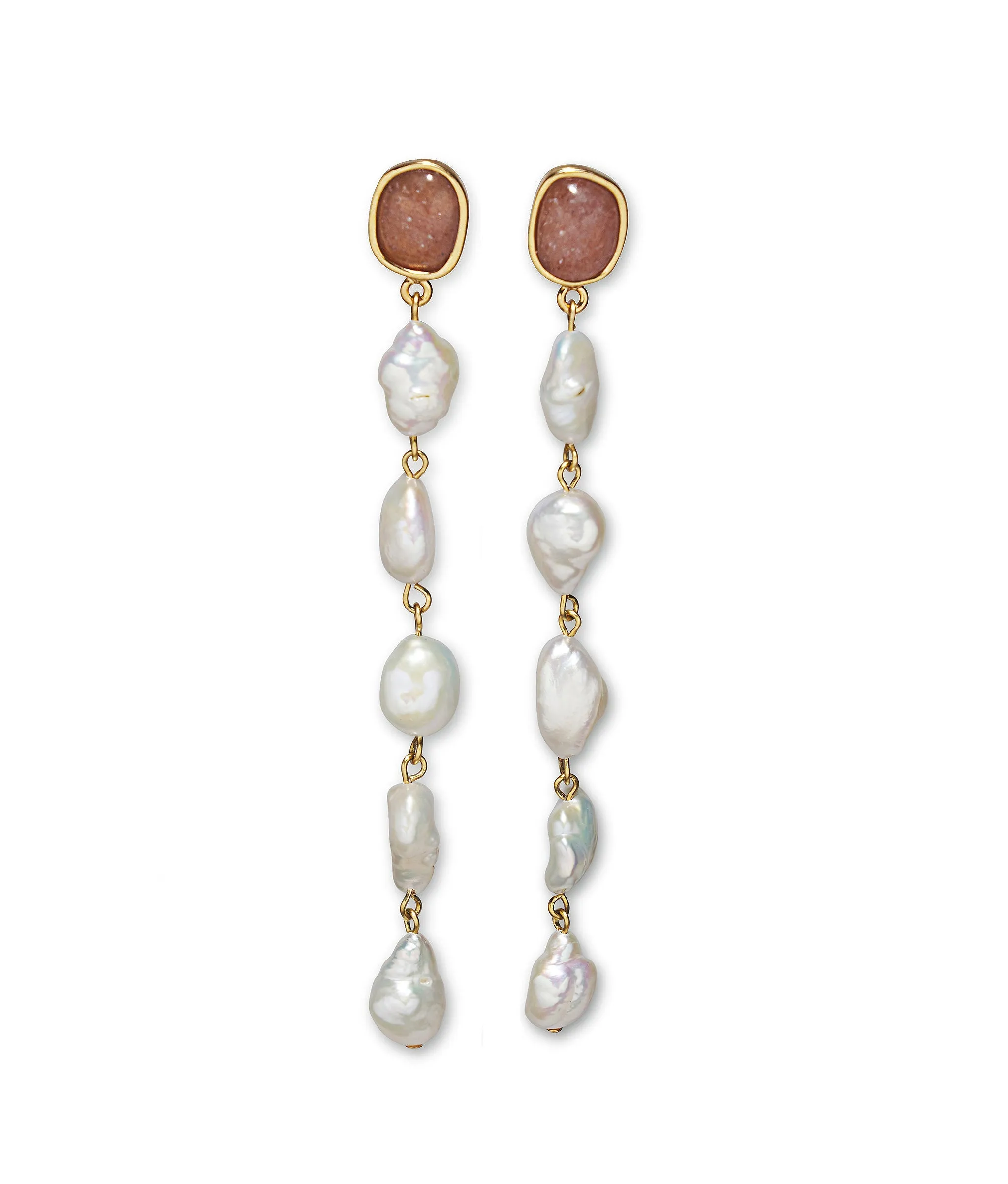 Mykonos Earrings in Strawberry sold by Lizzie Fortunato
