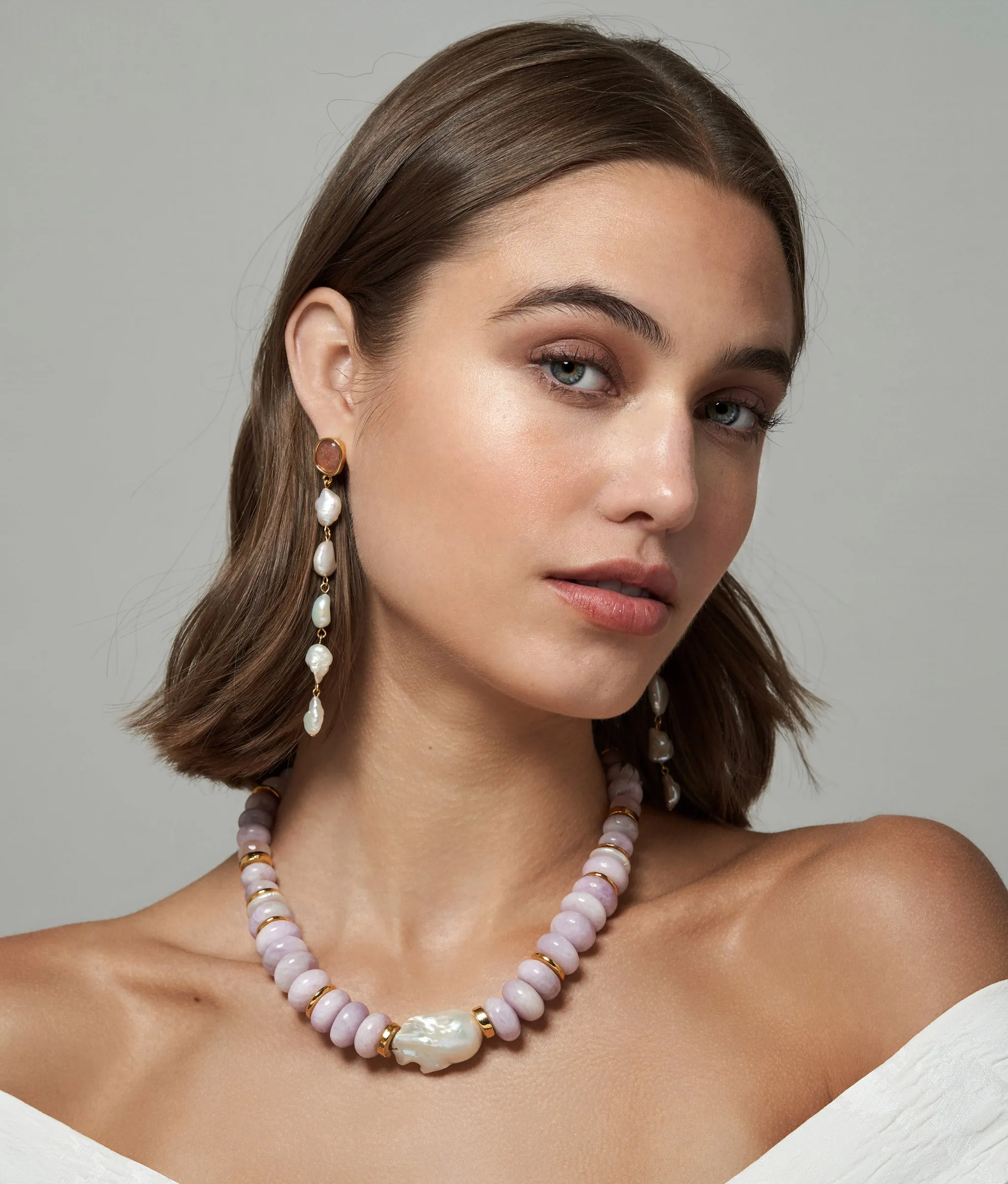 Mykonos Earrings in Strawberry sold by Lizzie Fortunato product image thumbnail 2