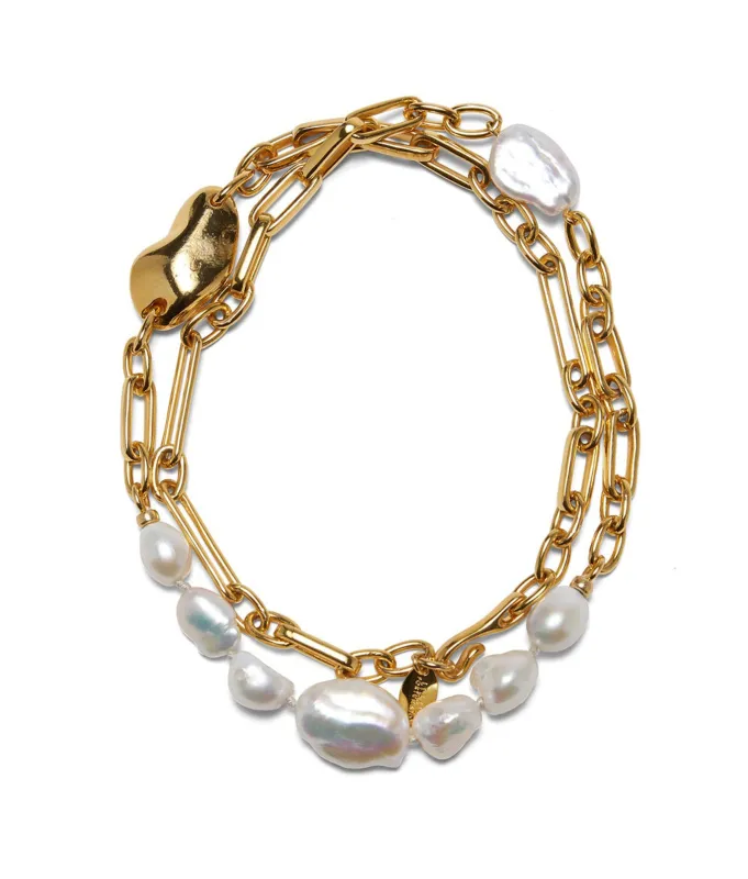 Oyster Pearl Necklace made by Lizzie Fortunato