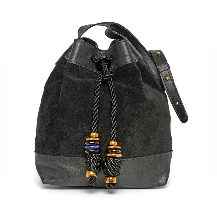 Bucket Bag In Jet sold by Lizzie Fortunato
