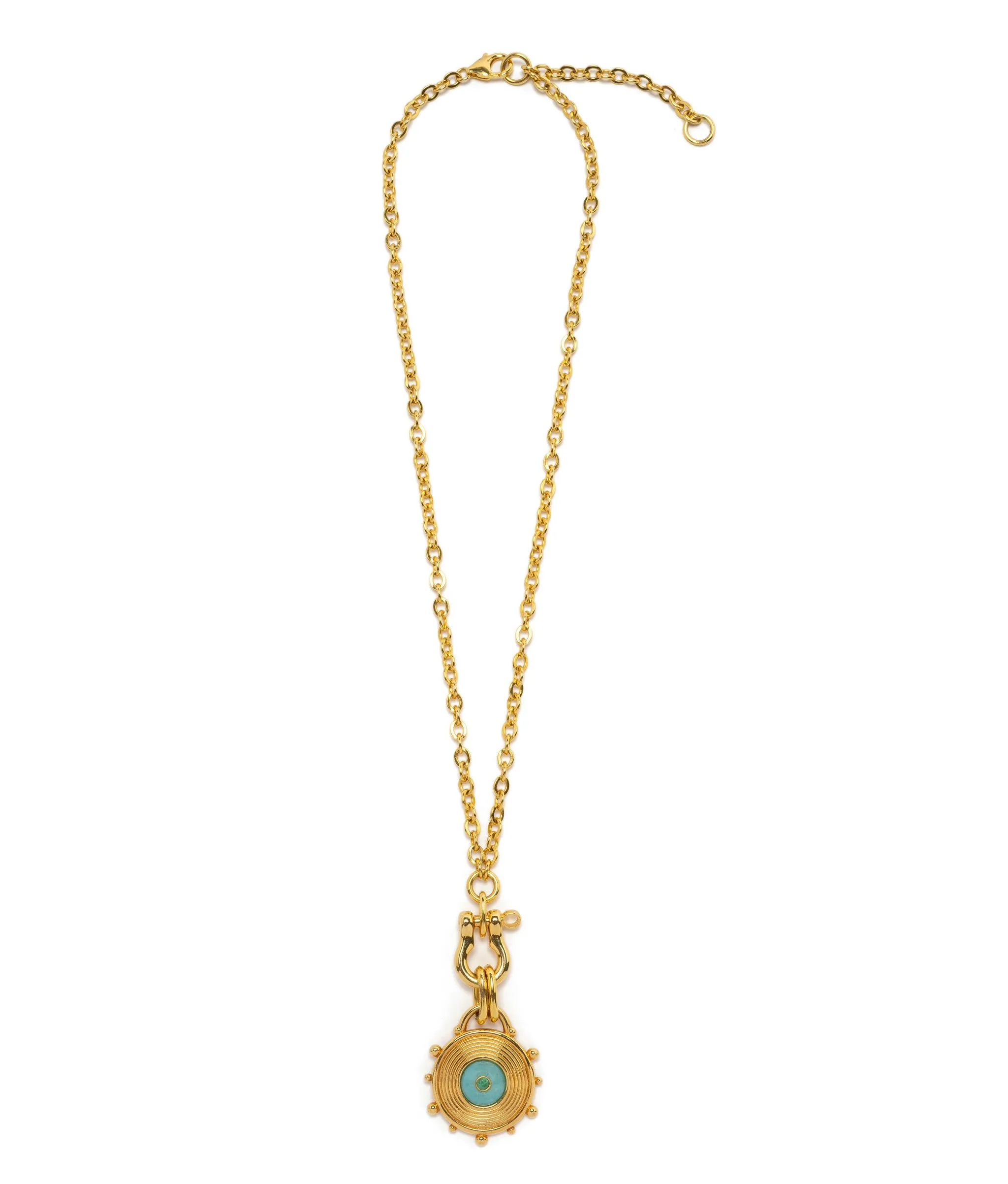 Helm Necklace in True Blue sold by Lizzie Fortunato