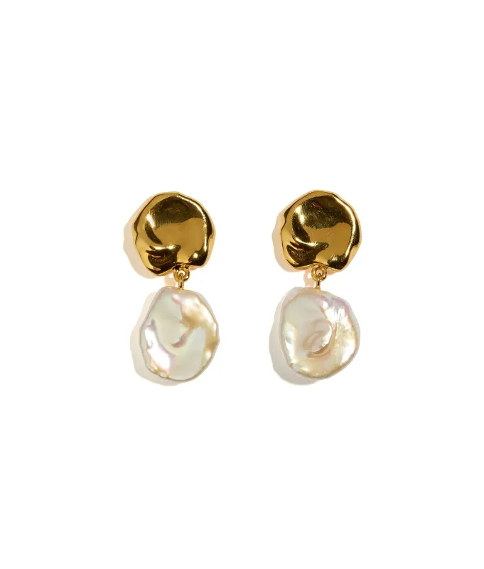 Coin Reflection Earrings in Classic sold by Lizzie Fortunato