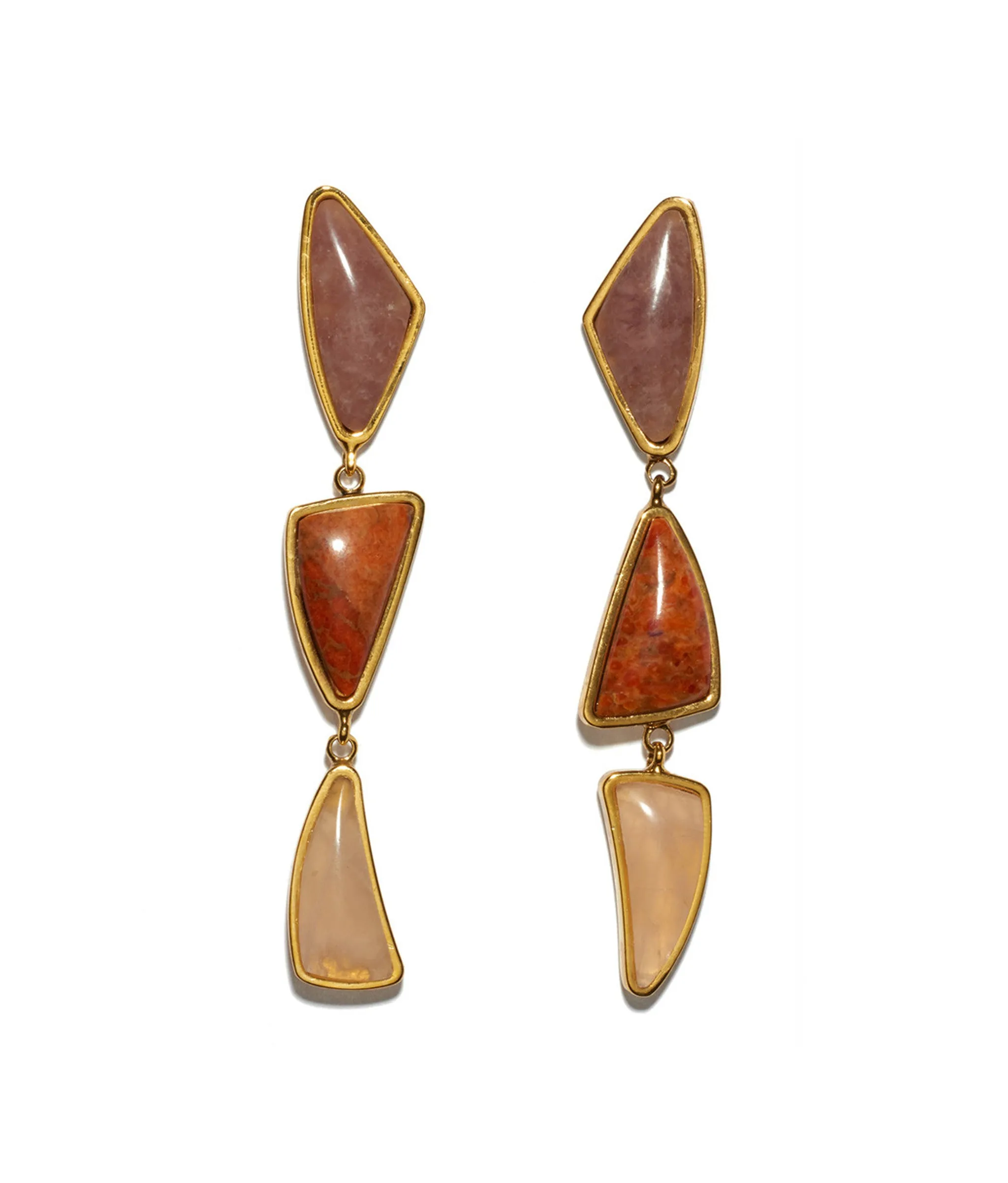 Prehistoric Earrings in Sunset sold by Lizzie Fortunato