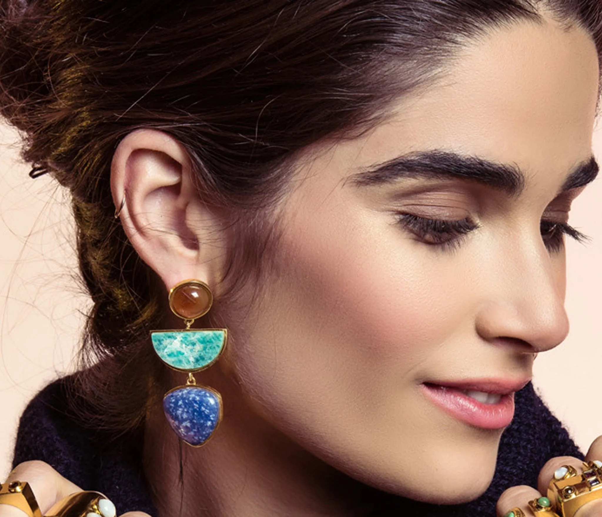 The Beldi Earrings sold by Lizzie Fortunato product image thumbnail 2