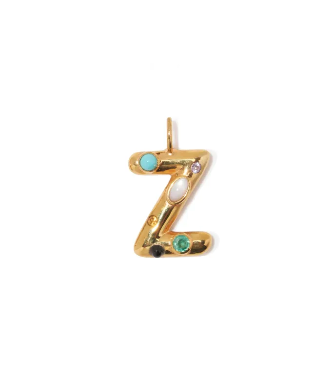 Confetti Letter “Z” Charm sold by Lizzie Fortunato