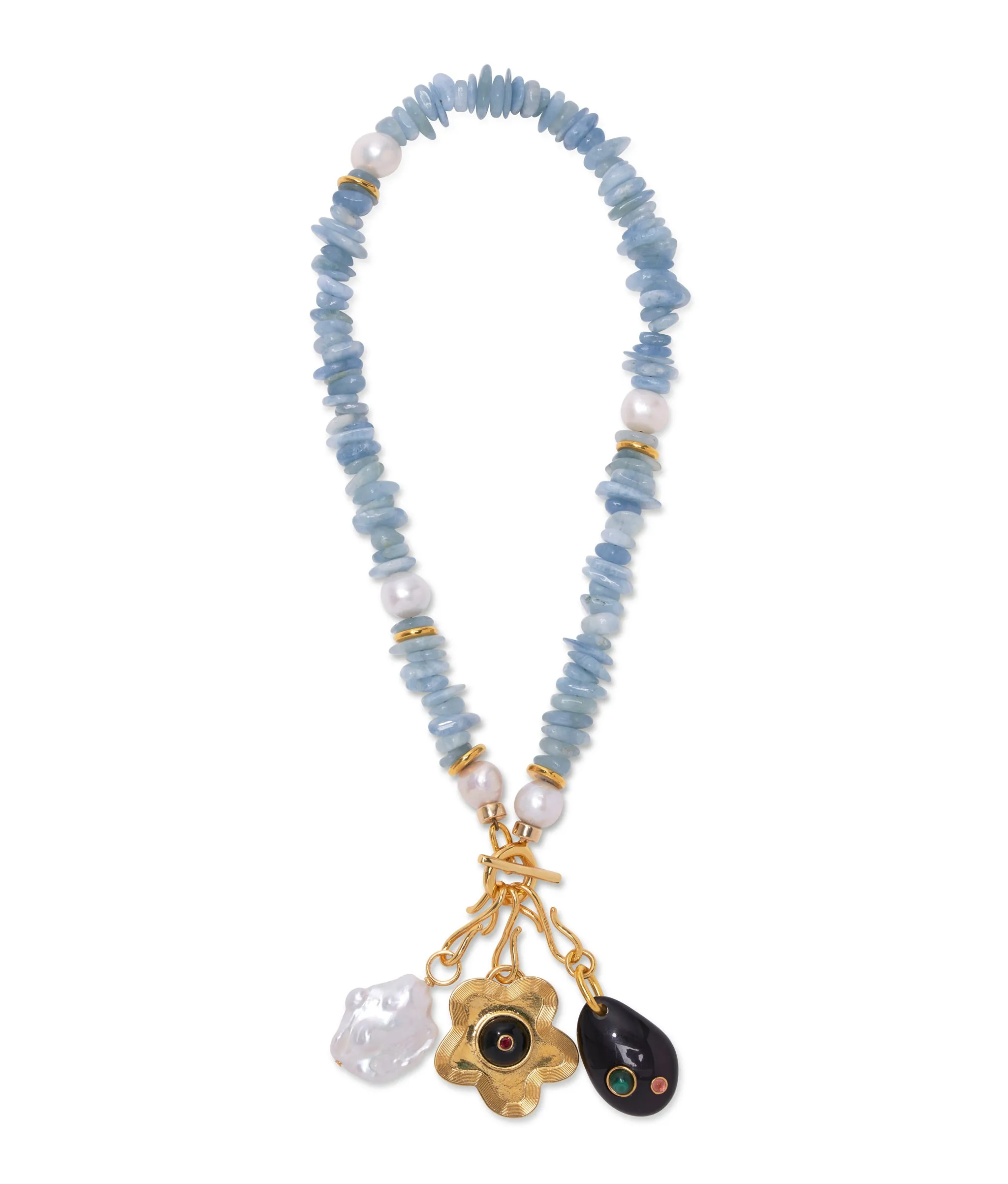 Nana Pendant in Black Daisy sold by Lizzie Fortunato product image thumbnail 3