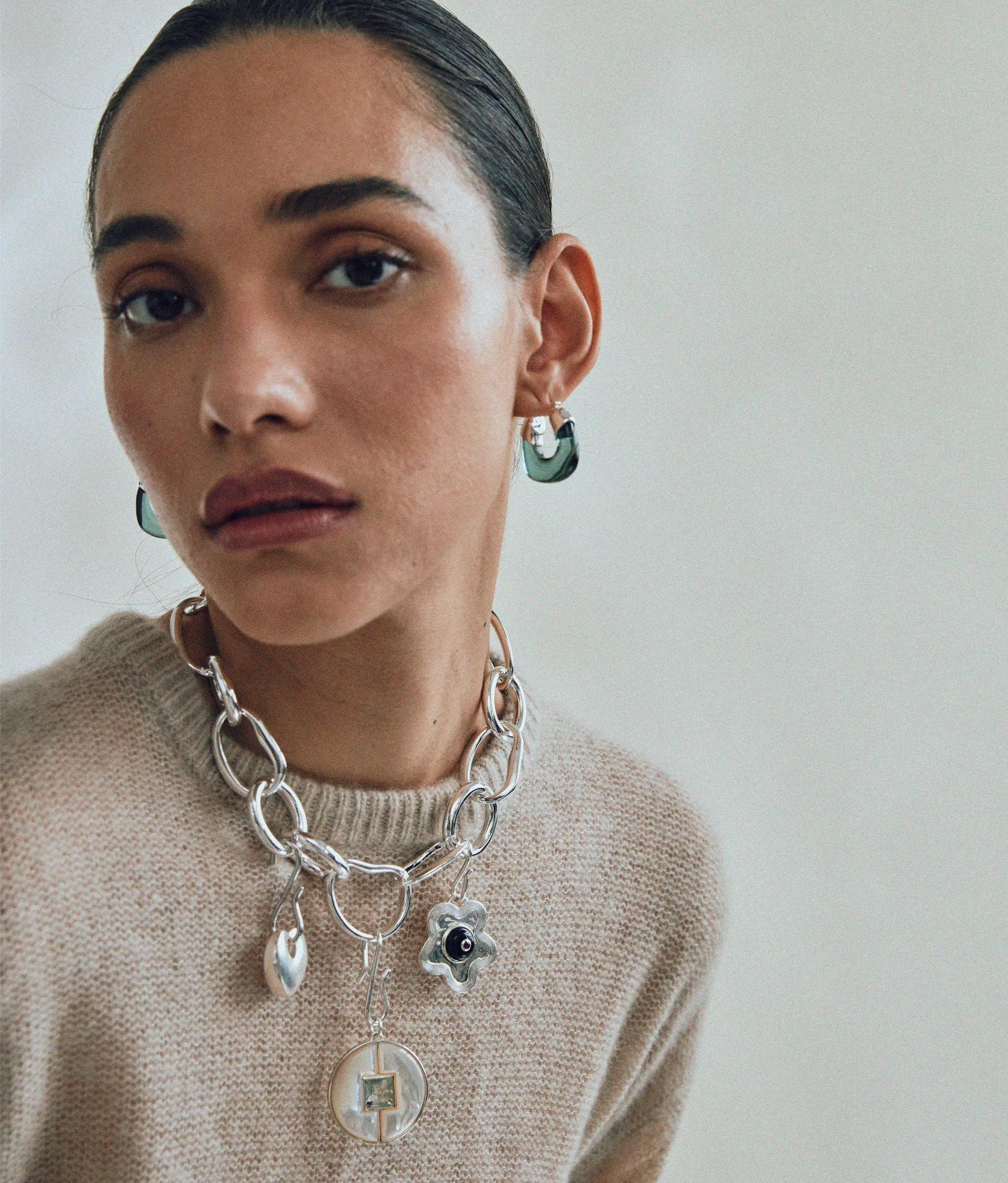 Porto Pendant in Silver sold by Lizzie Fortunato product image thumbnail 2