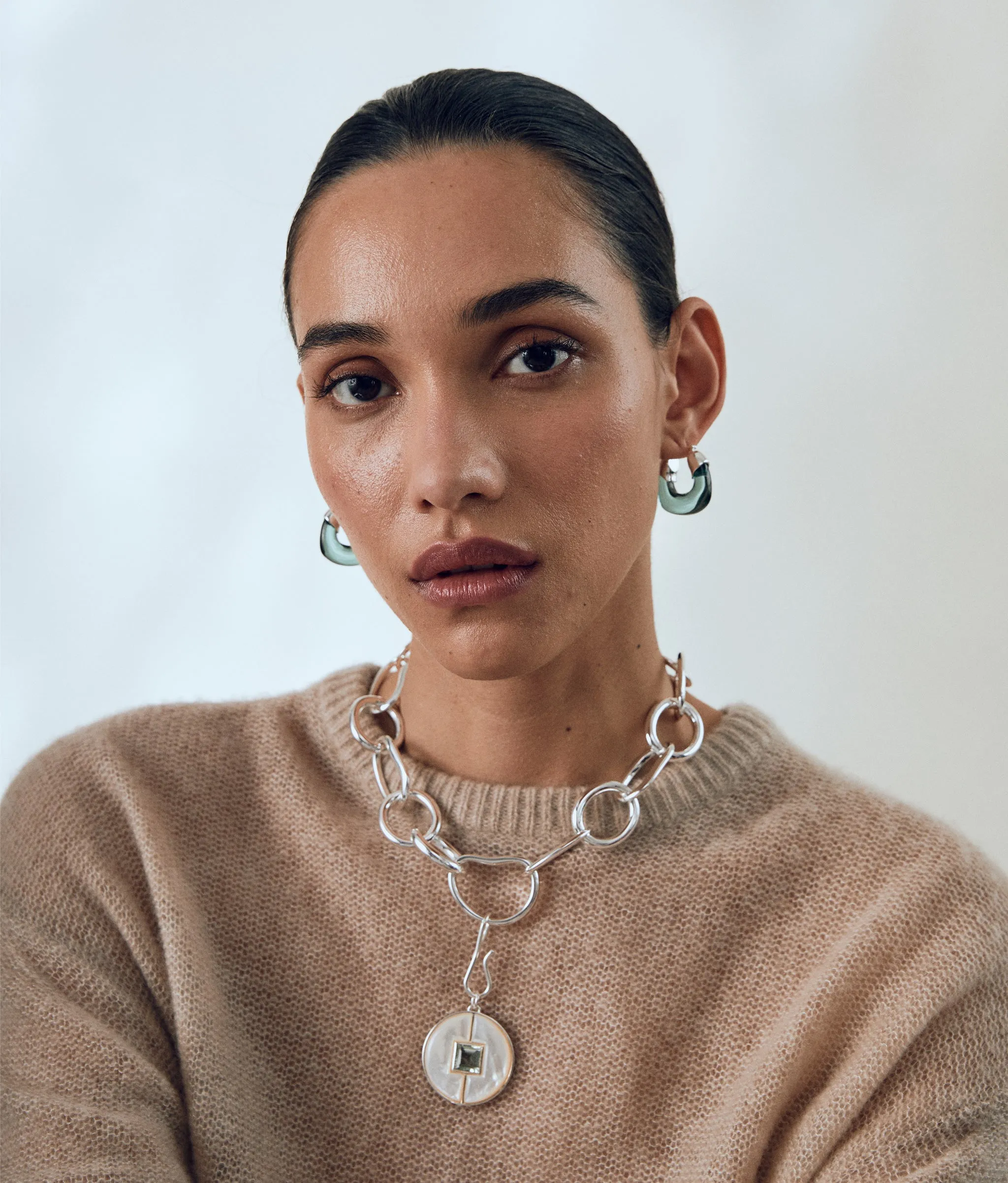 Porto Pendant in Silver sold by Lizzie Fortunato product image thumbnail 4