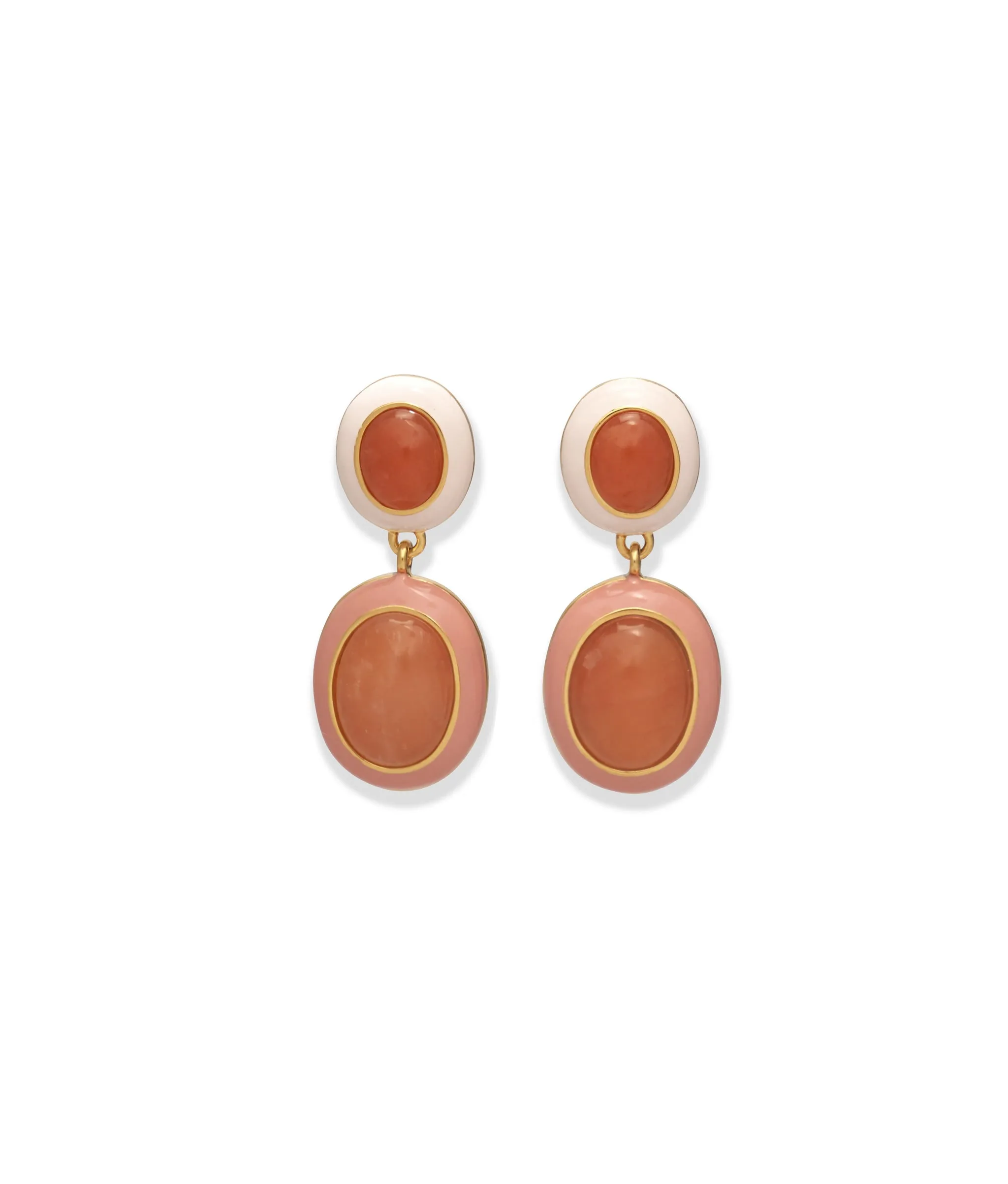 Papaya Earrings in Blush sold by Lizzie Fortunato