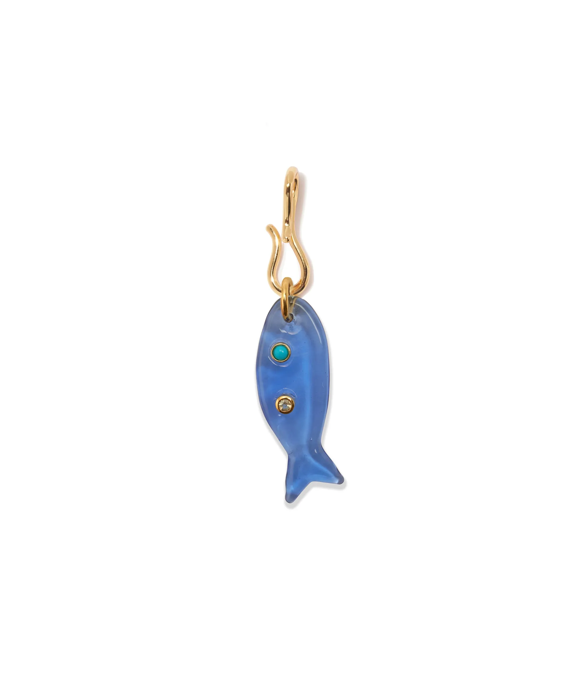 Blue Fish Charm sold by Lizzie Fortunato