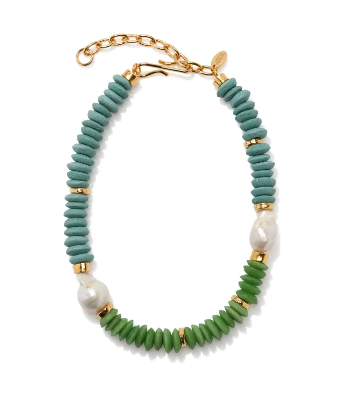 Tavira Necklace in Midori made by Lizzie Fortunato