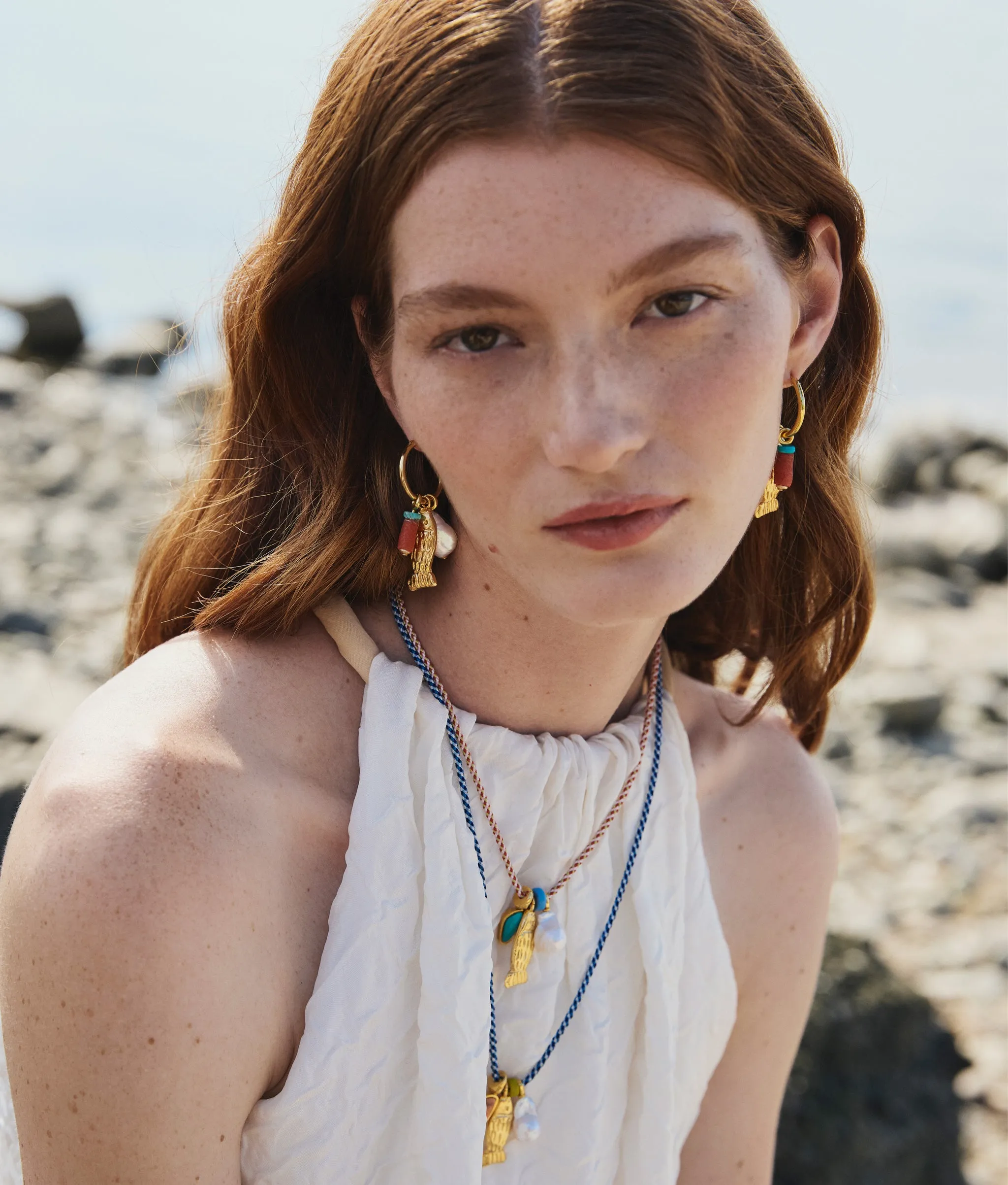 Minnow Necklace in Ultramarine sold by Lizzie Fortunato product image thumbnail 2